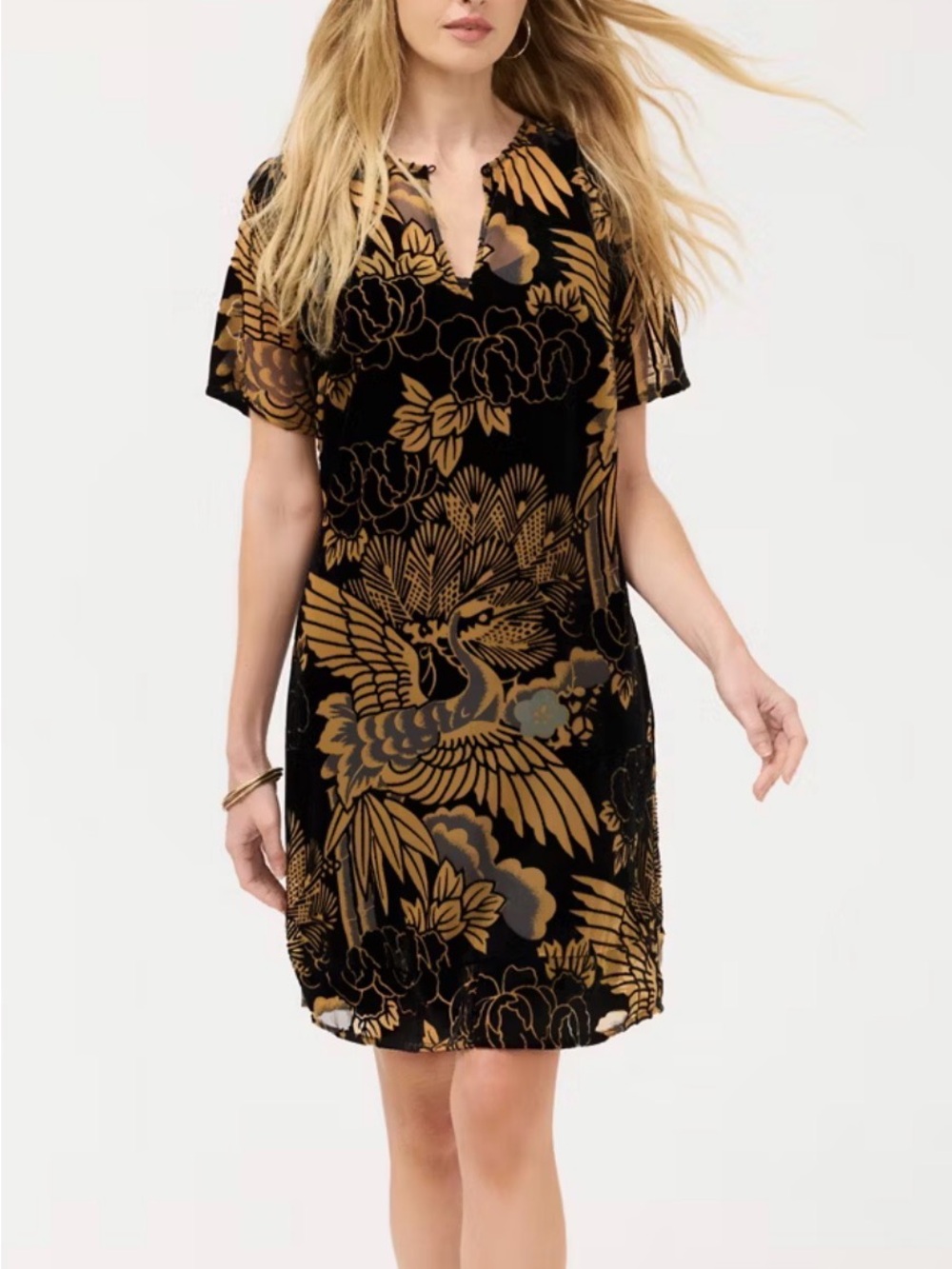 Johnny Was Lyla Burnout Dress
